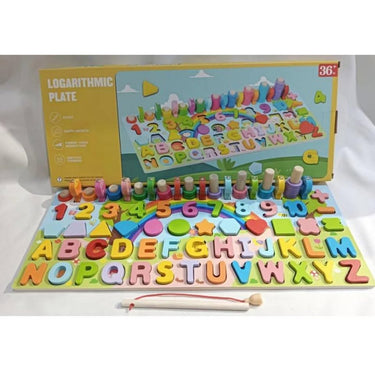 Wooden Logarithmic Learning Board